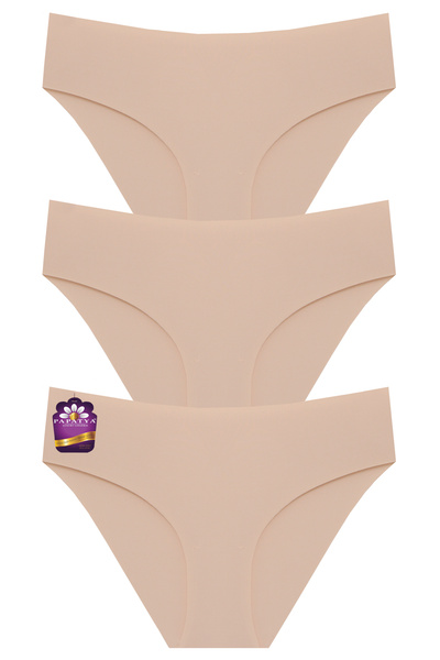 papatya lingerie Laser Cut Mid-High Waist Women's Panties 3-Pack