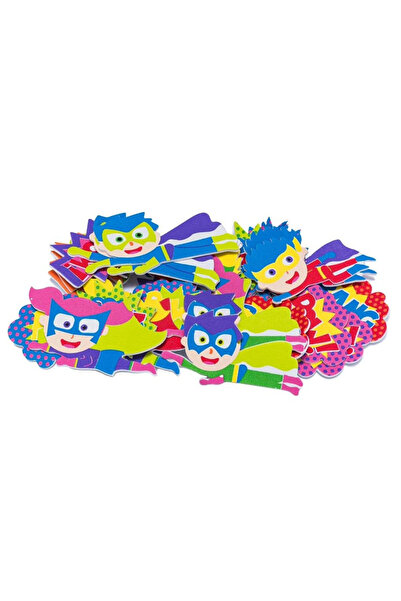 BREWIS Set 28 stickere spuma supereroi multicolor 12x15.5cm