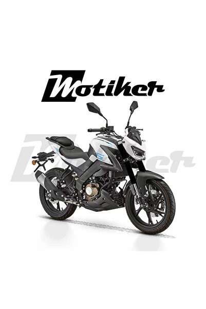 Motiker RKS SRK125-S Amortisor Siyah Kaplama Sticker Etiket Modeli