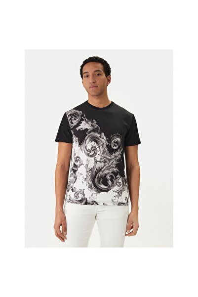 VERSACE JEANS COUTURE Ανδρικό T-shirt 80GAH6SB JS541 Μαύρο