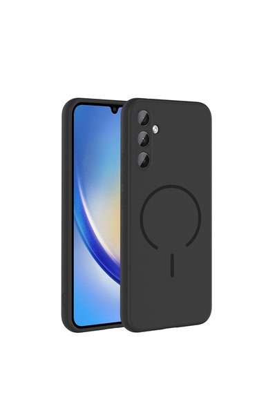 zore Galaxy A24 Case Magsafe Supported Soft Silicone with Camera Protection Senk