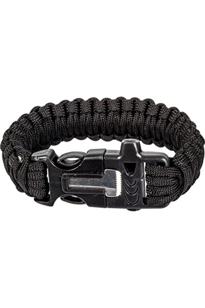 Highlander Μπρασελέ Paracord Flint Μαύρο