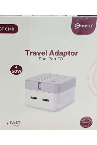 saffo 50W USB C Charger, Dual Type C Wall Charger Plug for Phones(SAAFO)