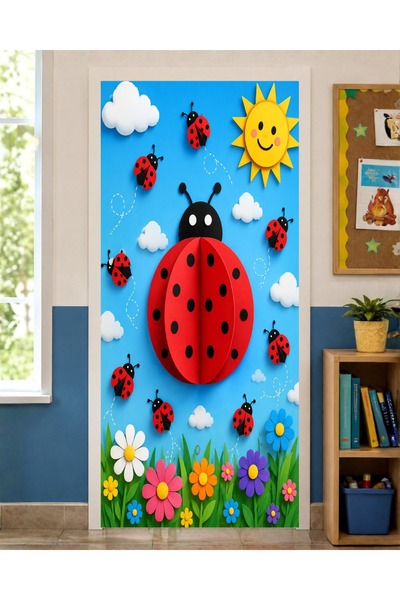 PROMISEBACKDROP2 190X75Cm Elastic Door Decoration, Fabric Door Dressing, Lady...