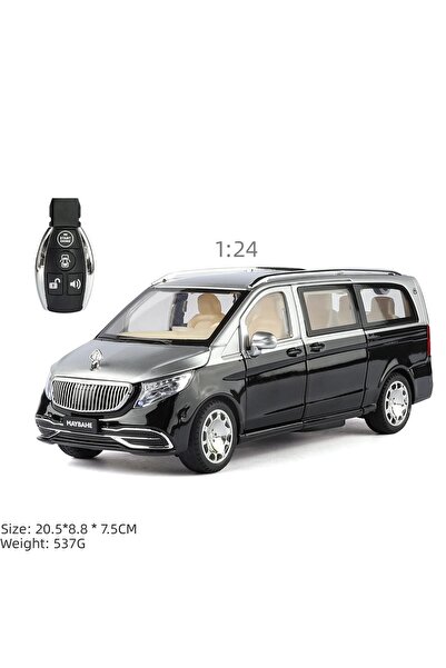 Shem 1:24 Benz Maybach VS680 Alaşımlı Metal Elektrikli Araba Anahtarlı Uzakta...