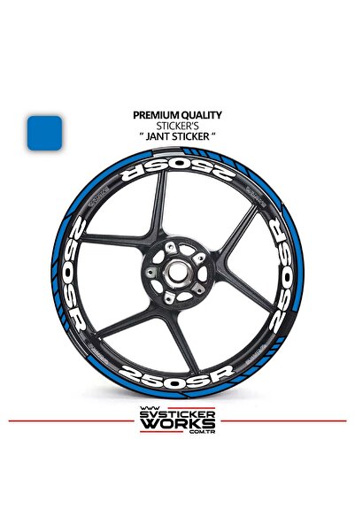 ARONA Cfmoto 250Sr Wheel Sticker and Inner Text Printed Label Sticker Model P...