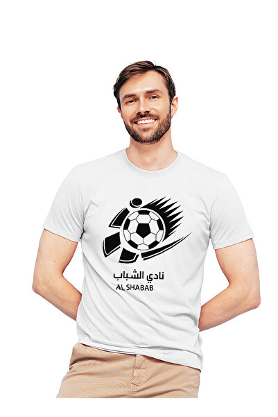 Generic عالم الموضة تيشرت قطن بطباعة عالية الجودة بتصميم ندي الشباب