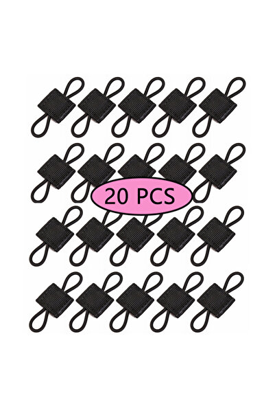 Choice12 BK-20P 10pcs MOLLE Elastic Nylon Webbing Ribbon Buckle Outdoor Hikin...