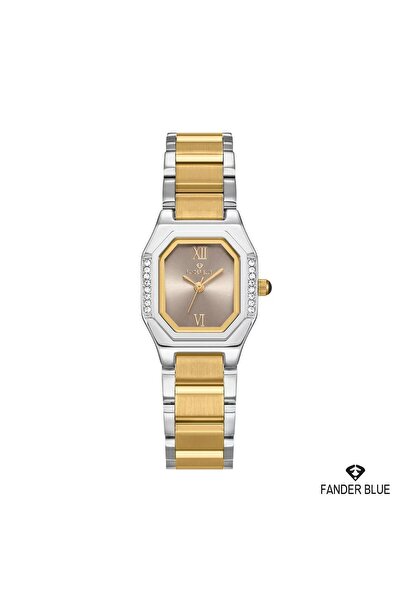 FANDER BLUE Fender Blue Octa Elite Women's Watch - Two-Tone and Champagne Tau...