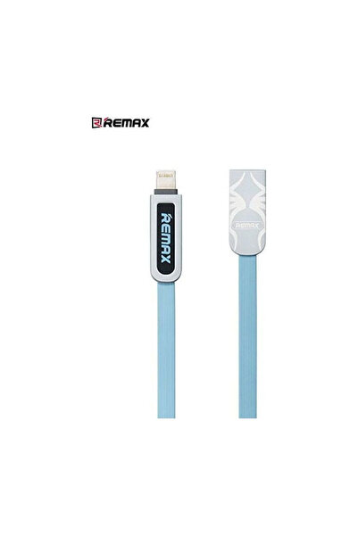 Remax Armor RC-067t Επίπεδο Καλώδιο USB σε Lightning / micro USB Μπλε 1μ