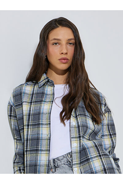 Styli Multi Plaid Long Sleeve Casual Shirt