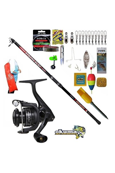 Okuma Revenger Rv-8000A 420cm 100-250gr Strong Profesyonel Sazan Kıyı Olta Ta...