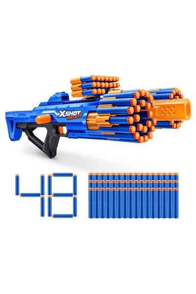 Sunman X-Shot Insanity Berzerko Sünger Dart Atan Silah | 8 Yaş+ | Çoklu Parça...
