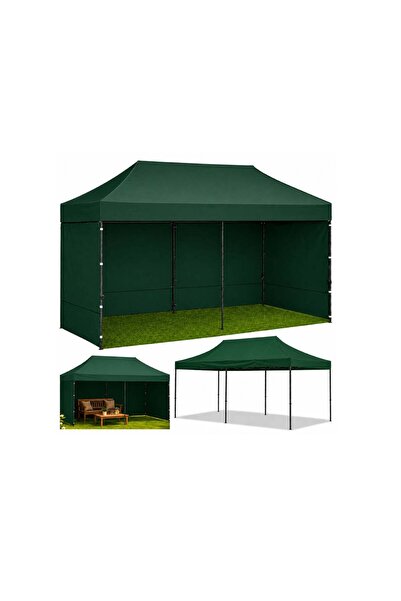 LEAN Pavilion de grădină, verde, 3 x 6 m, 29333