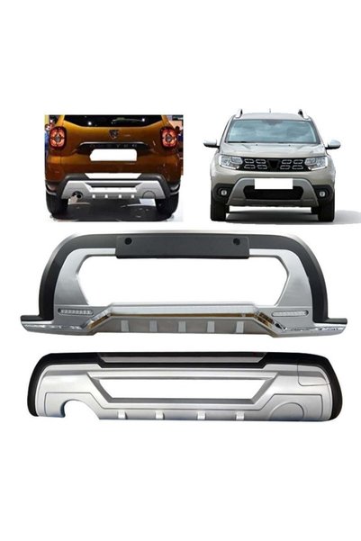 ekolmaks Dacia Duster Ön Arka Tampon Koruma Difüzörü 2018-2023