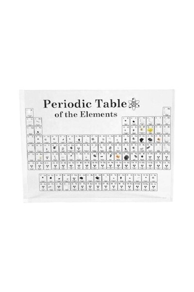 Next ®   Tabelul periodic al elementelor chimice, material acrilic, transpare...