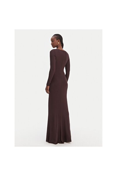Elisabetta Franchi Rochie de seară pentru femei ABR1461E2 Maro