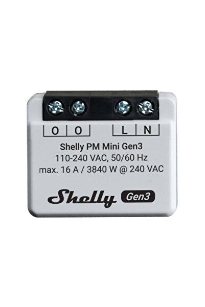 Shelly Pm Mini Gen3 Controler Wi-Fi Bluetooth pentru Casă Inteligentă