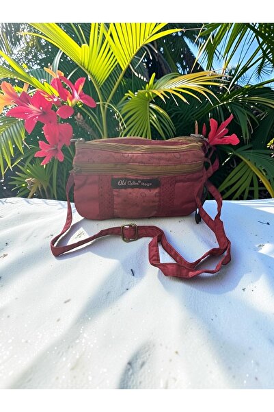 Old Cotton Vintage Casual Small Double Compartment Multi-Colored Organic Desi...