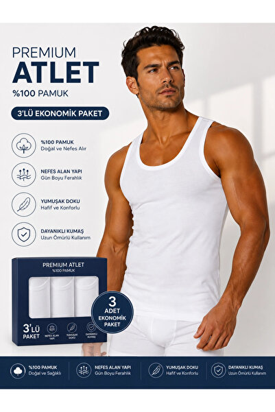 ALFA AKSESUAR 03 Huma One Men's Tank Top 3 Pieces 101