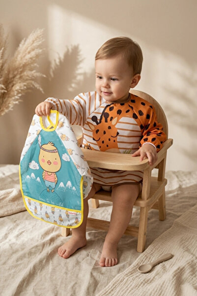 Generic Brand Luxury Liquid-Proof Long Sleeve Baby Bib 6-24 Months - Set of 2...