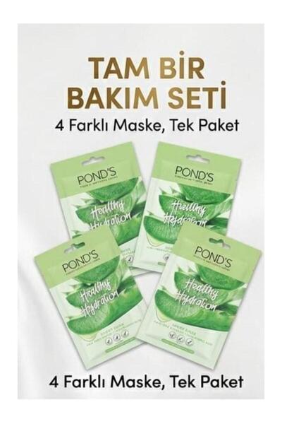 skycott 4-Pack Pond's Aloe Vera Extract Mask (Healthy Hydration Aloe Vera)