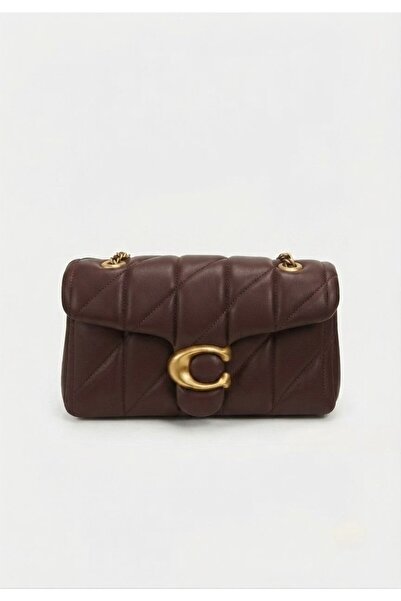 silora Classic Pattern Quilted Crossbody Bag with Gold Charm