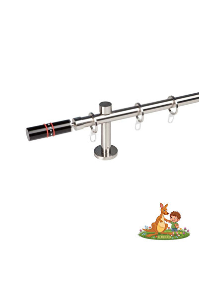 KLEIDECO Simple curtain rail SWITZERLAND, Metal, Diameter 20 mm, SCHAFFHAUSEN...
