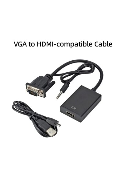 Choice VGA to HDMI-compatib VGA to HDMI compatible 1080P Adapter VGA Male to ...