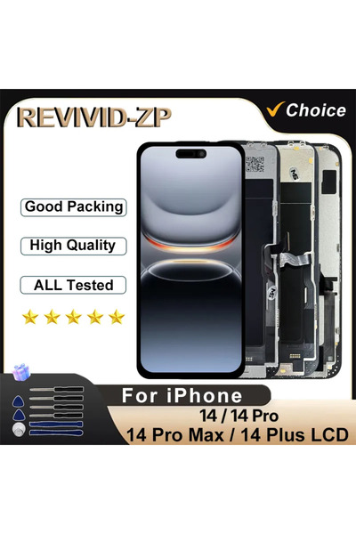 Choice1 شاشة LCD لهاتف آيفون 14 برو ماكس - خيار INCELL لشاشة آيفون 14، تجميع ...