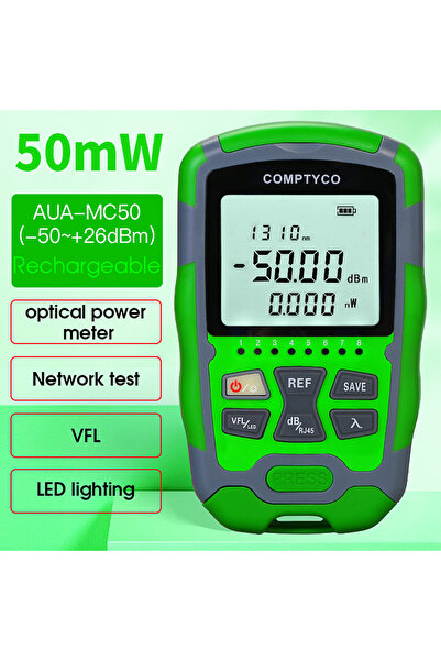 Choice6 AUA-MC50 50MW AUA-MC50 Rechargeable Mini Optical Power Meter(OPM -50~...