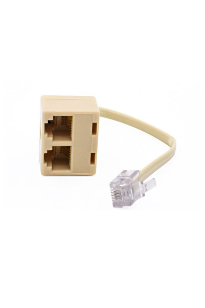 Choice RJ11 6P4C 1 to 2 Wire Adapter Telephone Ethernet Cord Converter Landli...