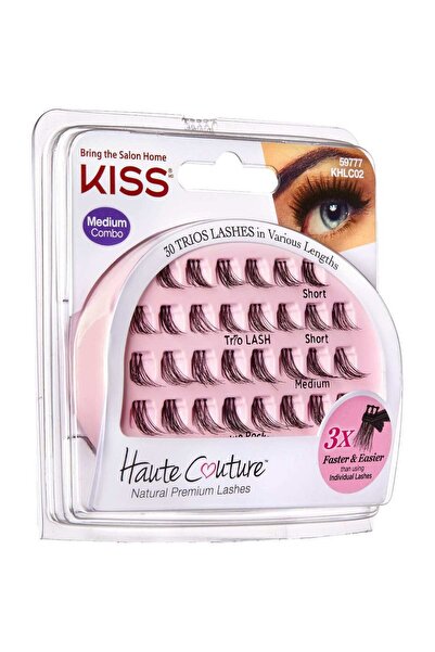 Kiss Haute Couture Trio Lashes Medium Khlco2