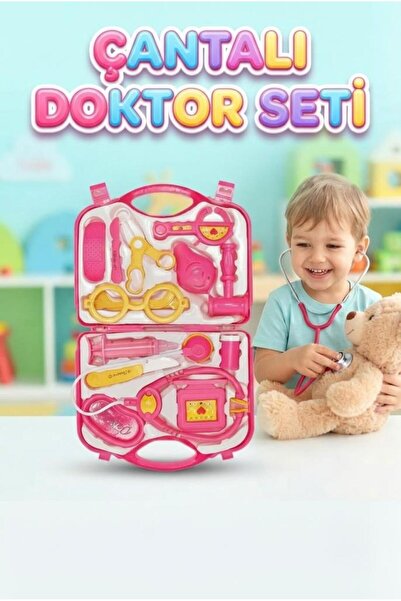 Tıfıl Toys Çantalı 10 Parça Doktor Seti – Temel Tıbbi Ekipmanlı Eğlenceli ve ...