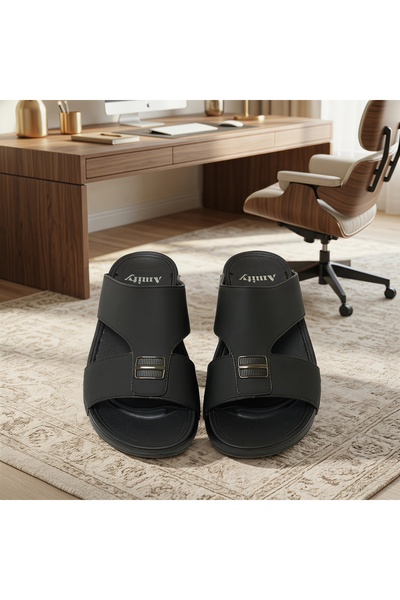 Chyfly Men's Cross Strap Sandals Summer Non-Slip Flat Slippers Casual Beach P...