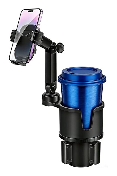 Generic Car Phone Holder with Extendable Base, 2 in 1 Universal Multi-Cup wit...
