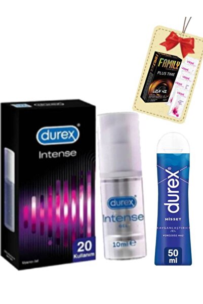Durex Intense Jel Kadınlara Hissiyat Sunan Formül-Play Hisset Jel Set+12'li U...