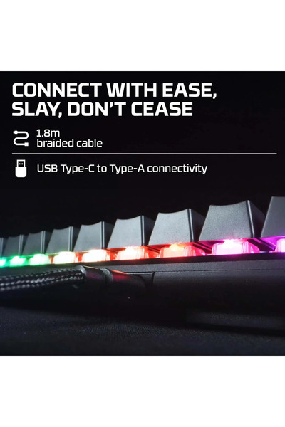 HyperX Alloy Origins 60 - Mechanical Gaming Keyboard, Ultra Compact 60% Form Factor, Dual Throw PBT Keys, RGB LED Backlite