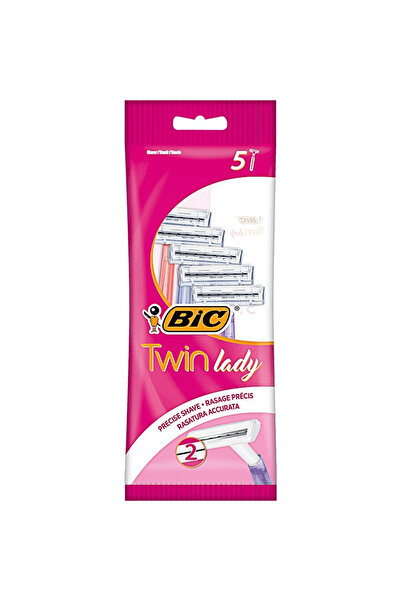 Bic Aparat de ras pentru femei Twin Lady, 2 lame, 5 bucăți