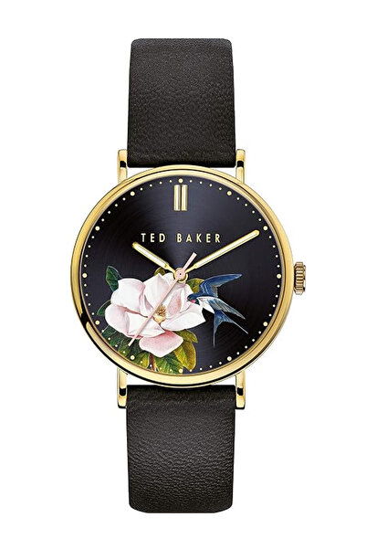 Ted Baker TOMCOLL Stainless Steel Quartz Watch with Leather Calfskin Strap