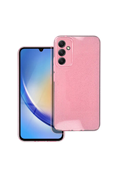 Techwave Λαμπερή θήκη για Samsung Galaxy A34 5G ροζ