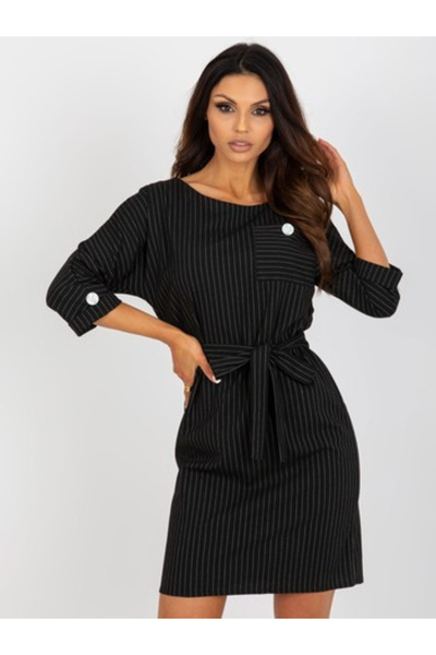 LAKERTA Rochie Dama, LAKERTA, Lana, Rochie creion, Negru, model LK-SK-507724.10
