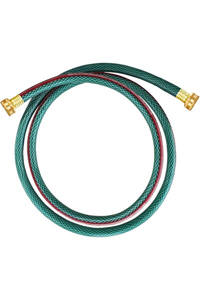 Al Ayed Water hose connection 1.5 meters 3/4 inch green crystal with nozzles ...