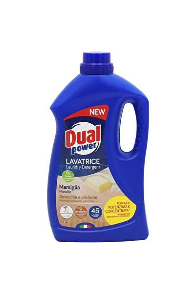 Dual Power Detergent pentru Rufe, Dual Power, Lichid 1.8 L Marsiglia 45 spalari