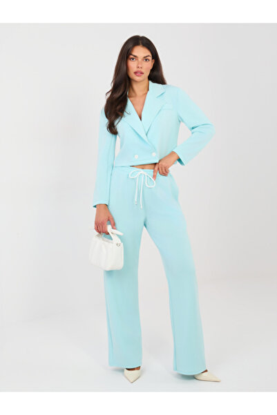 rue parıs Compleu Dama, RUE PARIS, Poliester, Maneca lunga, Menta, model IT-K...