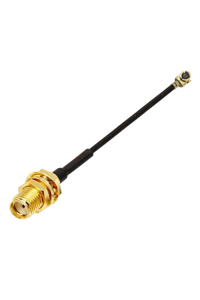UnderShop Cablu adaptor RF (pigtail) uFL la RP-SMA Tată, 100mm, conexiune mod...