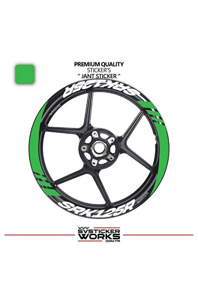 ARONA Rks srk125r wide rim cover sticker label model 16-piece set sticker hig...