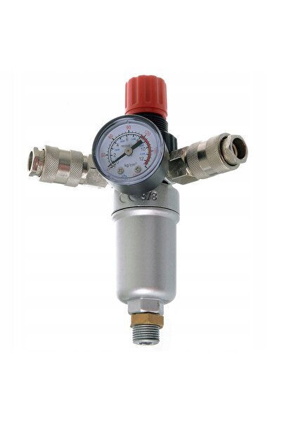 TC Technic Filtru reductor de presiune a aerului pneumatic 3/8 " pentru compr...