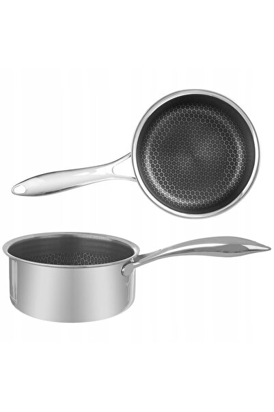 NO BRAND Cratiță din oțel, antiaderentă, ORION COOKCELL HYBRID, 16 cm, 1,5 L