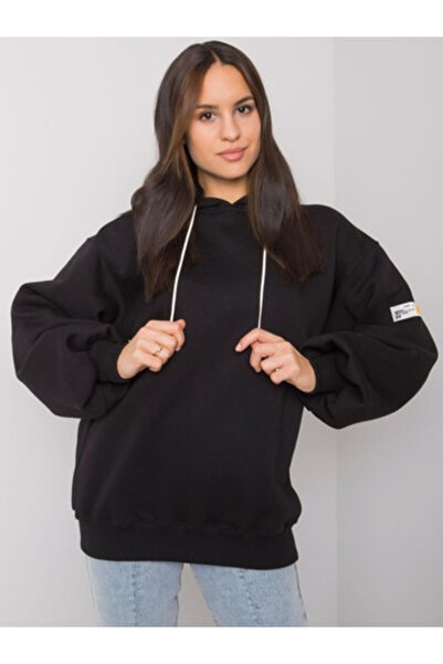 Relevance Women's Sweatshirt, RELEVANCE, Cotton, Long Sleeve, Black, model RV...
